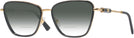 Butterfly Black Versace 1292 w/ Gradient Bifocal Reading Sunglasses View #1