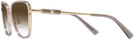 Butterfly Grey Transparent  Versace 1292 w/ Gradient Bifocal Reading Sunglasses View #3