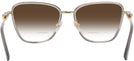 Butterfly Grey Transparent  Versace 1292 w/ Gradient Bifocal Reading Sunglasses View #4