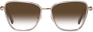 Butterfly Grey Transparent  Versace 1292 w/ Gradient Progressive Reading Sunglasses View #2
