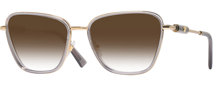 Butterfly Grey Transparent Versace 1292 w/ Gradient Progressive Reading Sunglasses View #1