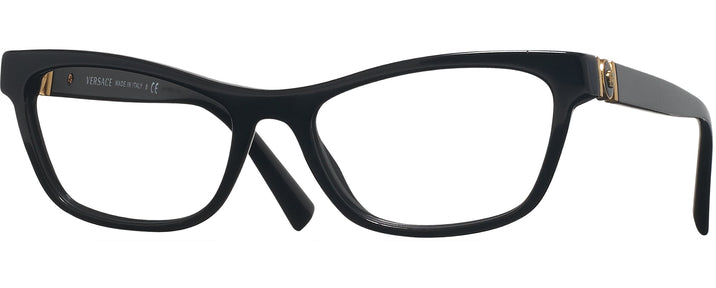 Cat Eye Black Versace 3272 Computer Style Progressive View #1