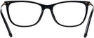 Square Black Versace 3274B Single Vision Full Frame View #4