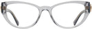 Cat Eye Transparent Grey Versace 3280B Single Vision Full Frame View #2