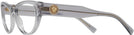 Cat Eye Transparent Grey Versace 3280B Single Vision Full Frame View #3