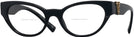 Cat Eye Black Versace 3282 Petite Bifocal View #1