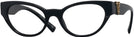 Cat Eye Black Versace 3282 Petite Computer Style Progressive View #1