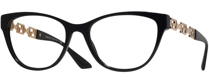 Cat Eye Black Versace 3292 Progressive No-Lines View #1