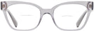 Cat Eye Transparent Grey Versace 3294 Bifocal View #2