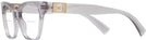 Cat Eye Transparent Grey Versace 3294 Bifocal View #3