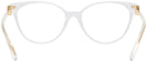 Cat Eye,Round Crystal Versace 3298B Single Vision Full Frame View #4