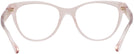Cat Eye Transparent Pink Versace 3304 Progressive No-Lines View #4