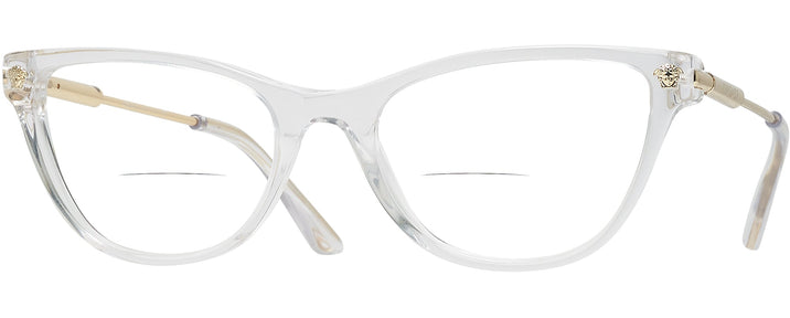 Cat Eye Crystal Versace 3309 Bifocal View #1