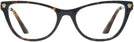 Cat Eye Havana Versace 3309 Single Vision Full Frame View #2