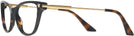Cat Eye Havana Versace 3309 Single Vision Full Frame View #3