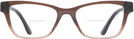 Cat Eye Brown Gradient Versace 3316 Bifocal View #2