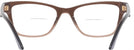 Cat Eye Brown Gradient Versace 3316 Bifocal View #4