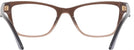 Cat Eye Brown Gradient Versace 3316 Single Vision Full Frame View #4