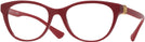 Cat Eye Parade Red Versace 3330 Single Vision Full Frame View #1