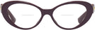 Cat Eye Bordeaux Versace 3331U Bifocal View #2