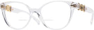 Cat Eye Crystal Versace 3334 Bifocal View #1