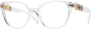 Cat Eye Crystal Versace 3334 Single Vision Full Frame View #1