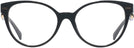 Cat Eye Black Versace 3334 Single Vision Full Frame View #2