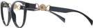 Cat Eye Black Versace 3334 Computer Style Progressive View #3