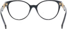 Cat Eye Black Versace 3334 Single Vision Full Frame View #4