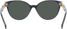 Cat Eye Black Versace 3334 Progressive No-Line Reading Sunglasses View #4