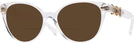 Cat Eye Crystal Versace 3334 Bifocal Reading Sunglasses View #1