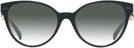 Cat Eye Black Versace 3334 w/ Gradient Progressive Reading Sunglasses View #2