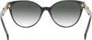 Cat Eye Black Versace 3334 w/ Gradient Progressive Reading Sunglasses View #4