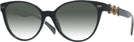 Cat Eye Black Versace 3334 w/ Gradient Progressive Reading Sunglasses View #1