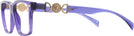 Rectangle Purple Transparent Versace 3335 Progressive No-Lines View #3