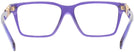 Rectangle Purple Transparent Versace 3335 Progressive No-Lines View #4