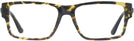Rectangle Havana Versace 3342 Single Vision Full Frame View #2