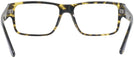 Rectangle Havana Versace 3342 Single Vision Full Frame View #4
