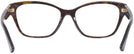 Cat Eye Havana Versace 3344 Single Vision Full Frame View #4