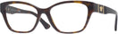 Cat Eye Havana Versace 3344 Single Vision Full Frame View #1