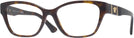 Cat Eye Havana Versace 3344 Single Vision Full Frame View #1