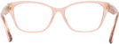 Cat Eye Brown Transparent Versace 3344 Single Vision Full Frame View #4