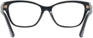 Cat Eye Black Versace 3344 Single Vision Full Frame View #4