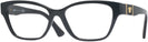 Cat Eye Black Versace 3344 Single Vision Full Frame View #1