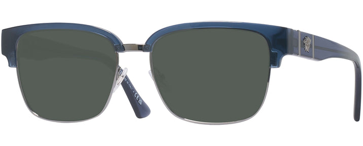 Cat Eye Blue Transparent Versace 3348 Progressive Reading Sunglasses View #1