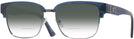 Cat Eye Blue Transparent Versace 3348 w/ Gradient Bifocal Reading Sunglasses View #1