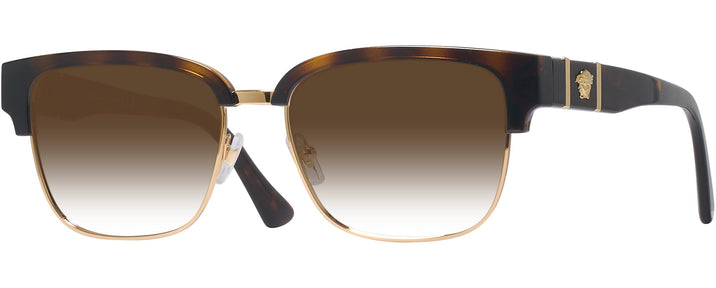 Cat Eye Havana Versace 3348 w/ Gradient Progressive Reading Sunglasses View #1