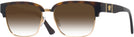Cat Eye Havana Versace 3348 w/ Gradient Progressive Reading Sunglasses View #1