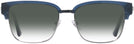 Cat Eye Blue Transparent Versace 3348 w/ Gradient Progressive No-Line Reading Sunglasses View #2