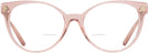 Cat Eye Transparent Pink Versace 3353 Bifocal View #2